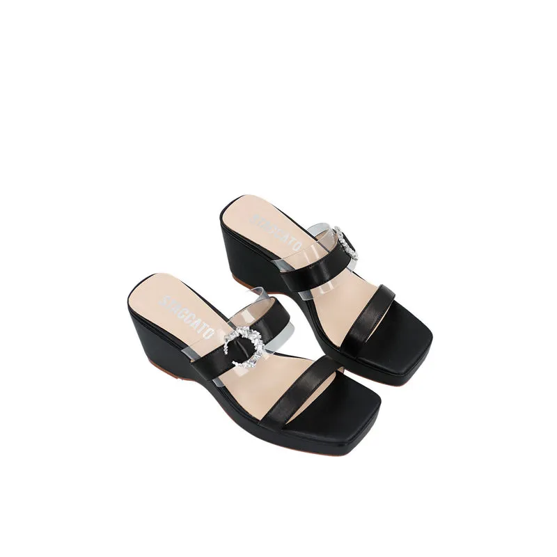 A3021-005 Women's Wedges-Black