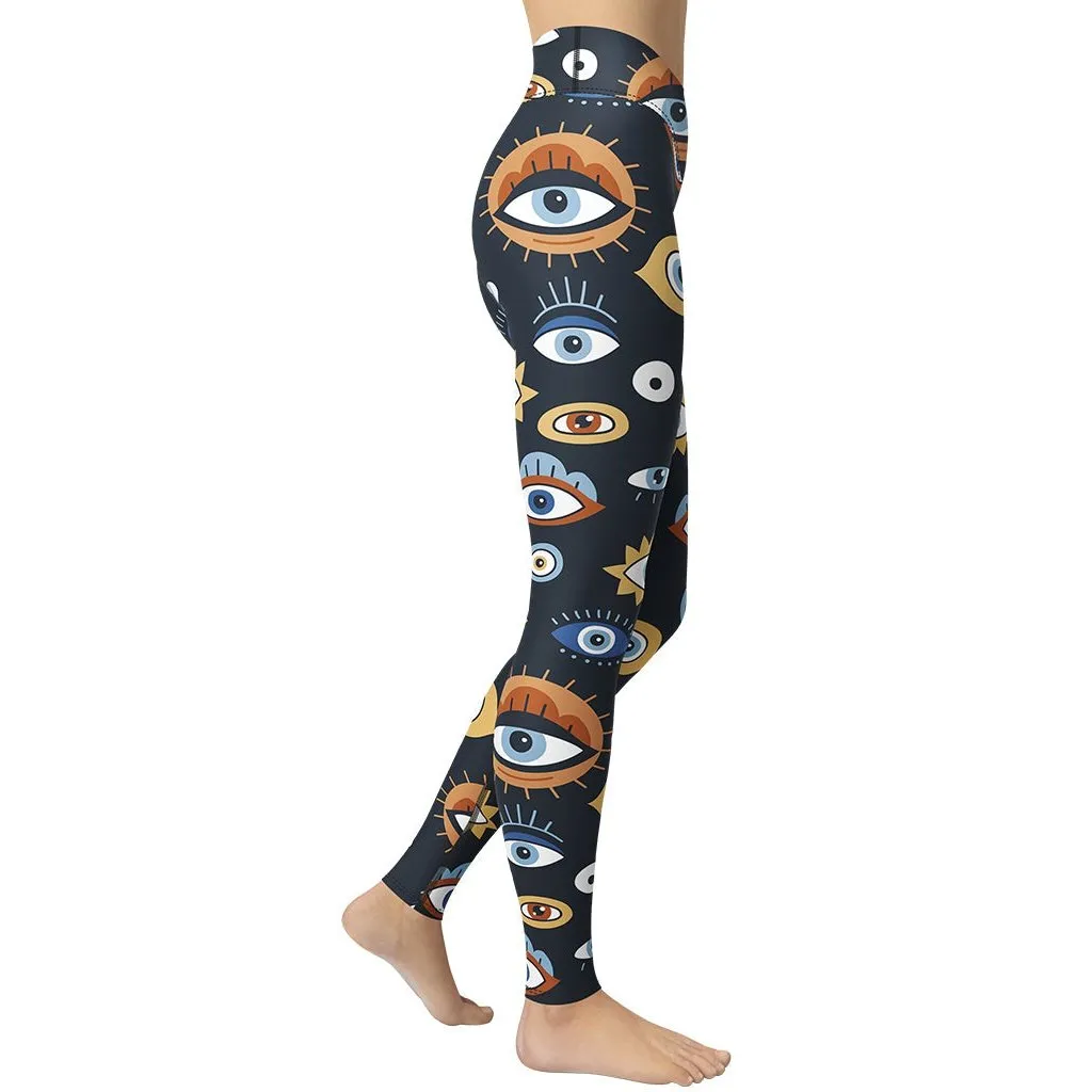 All Eyes On Me Yoga Leggings