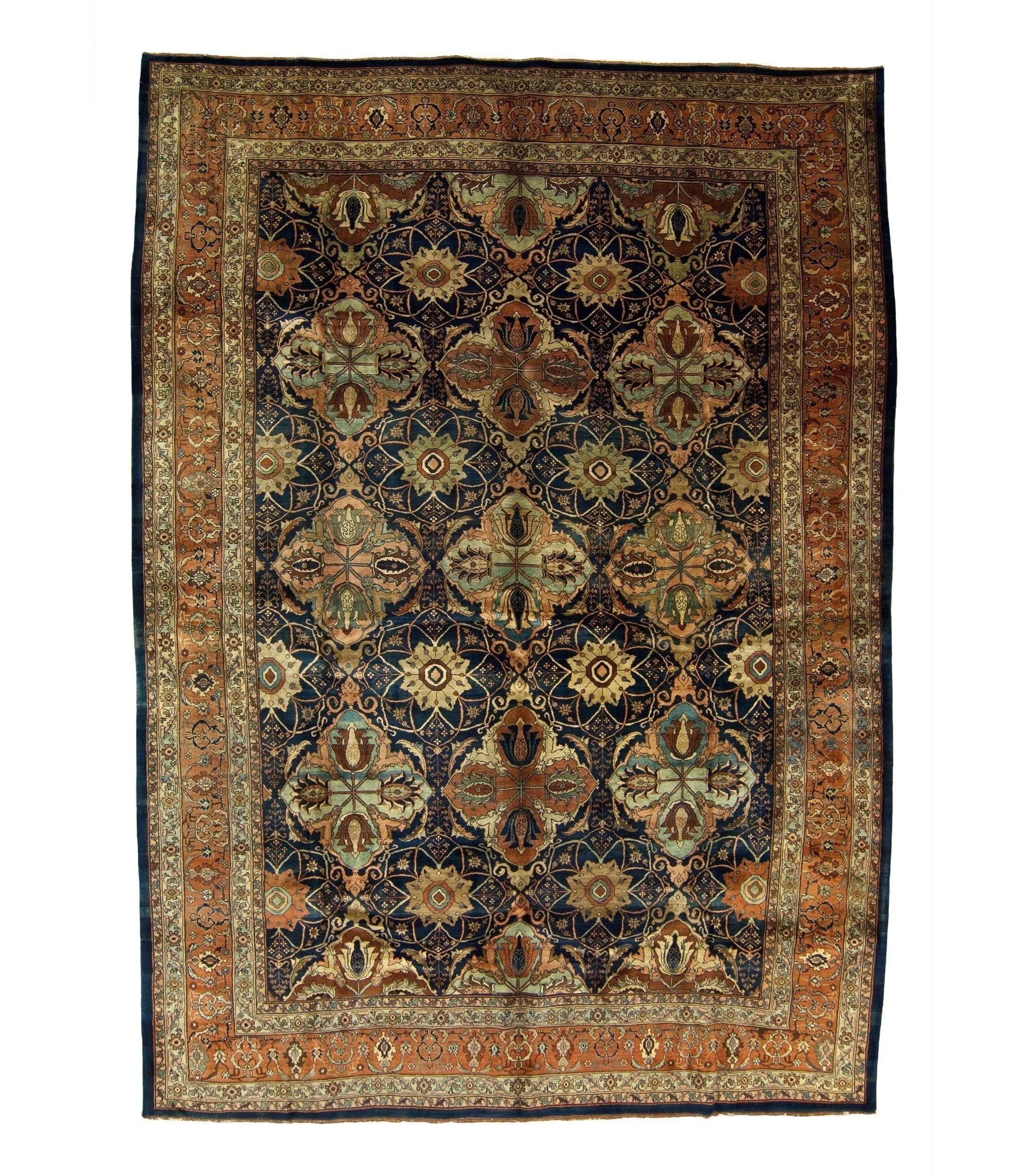 ANTIQUE BIDJAR, BLUE