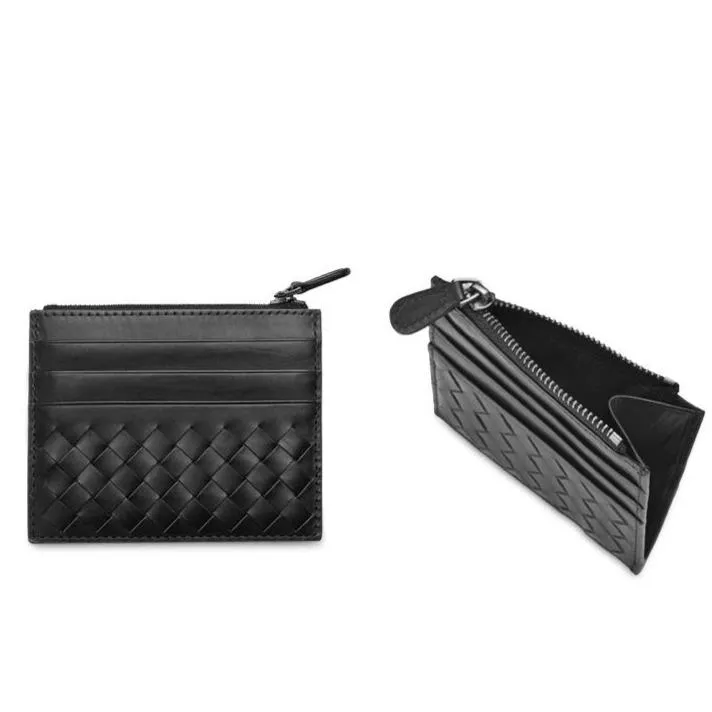 Antonio Sheepskin Leather Zipped Card Holder RFID