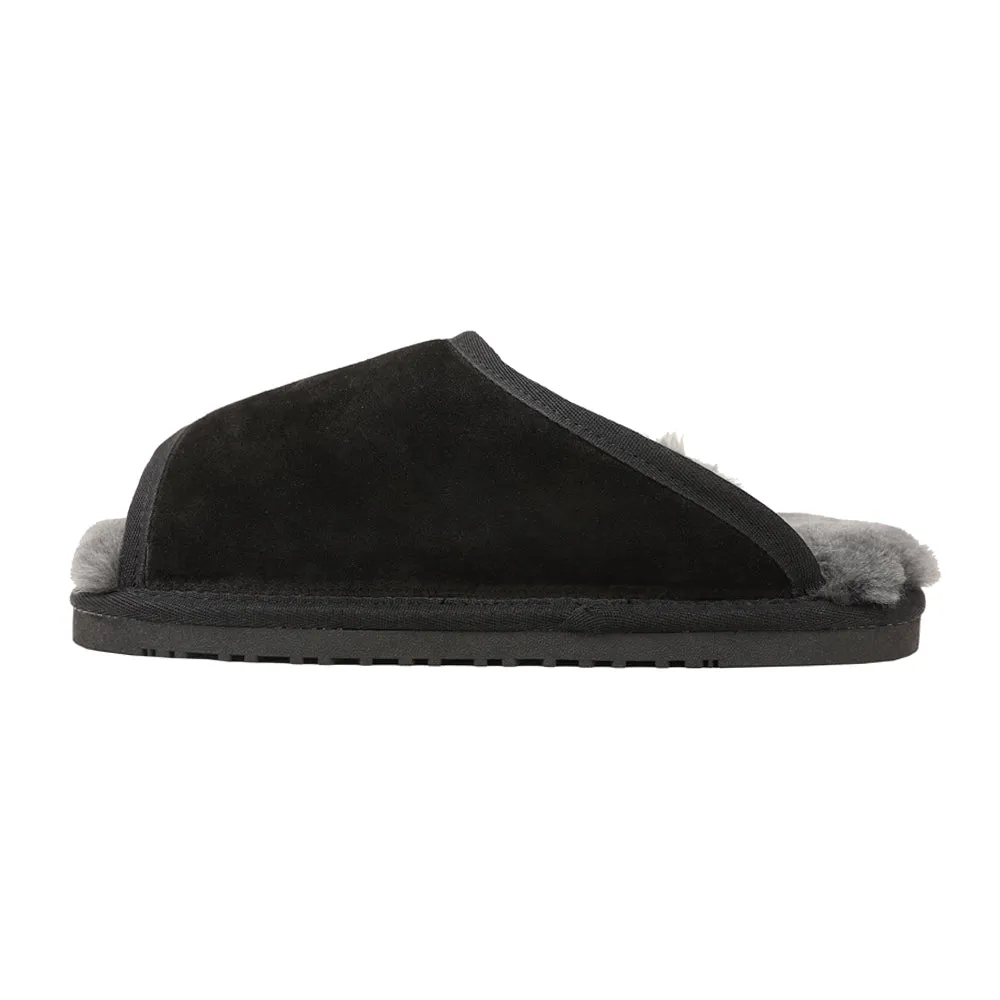 APMA Open Toe Wide Slide Slippers