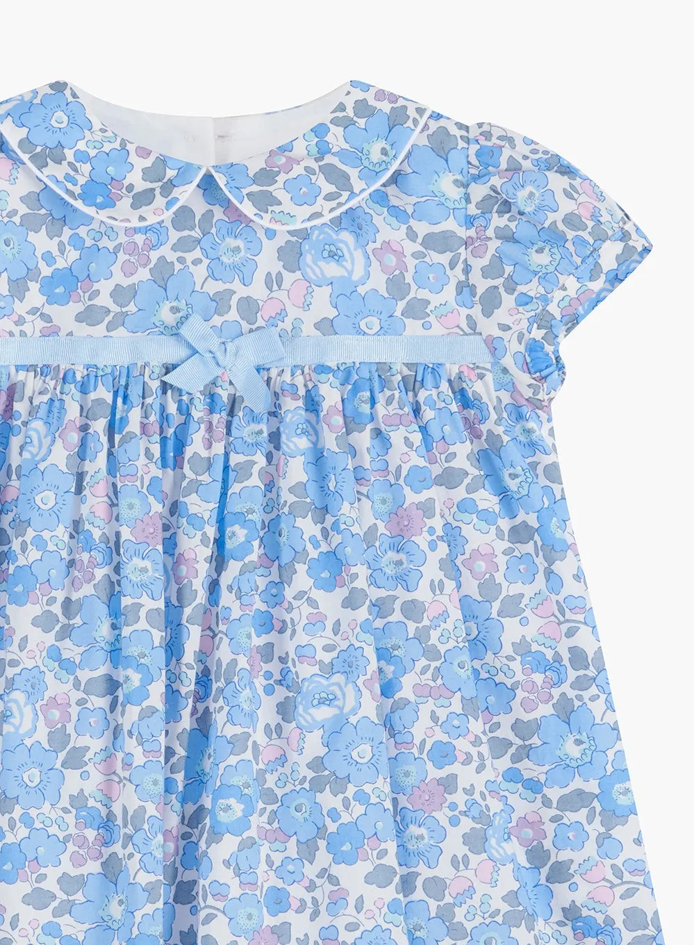 Baby Dress in Blue Betsy