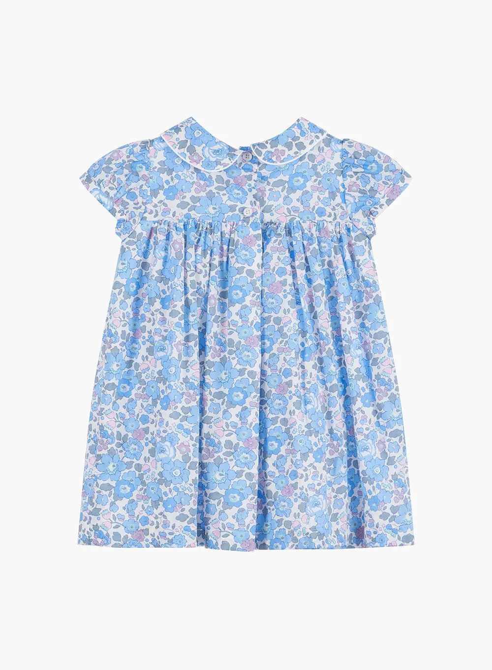 Baby Dress in Blue Betsy