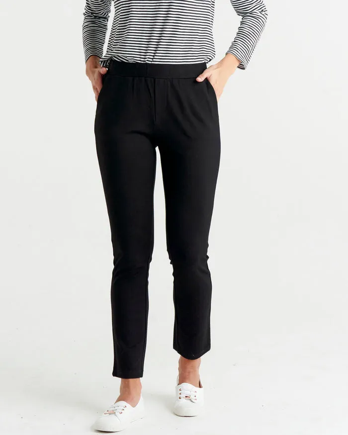 Betty Basics Au Revoir Ponte Pant Black