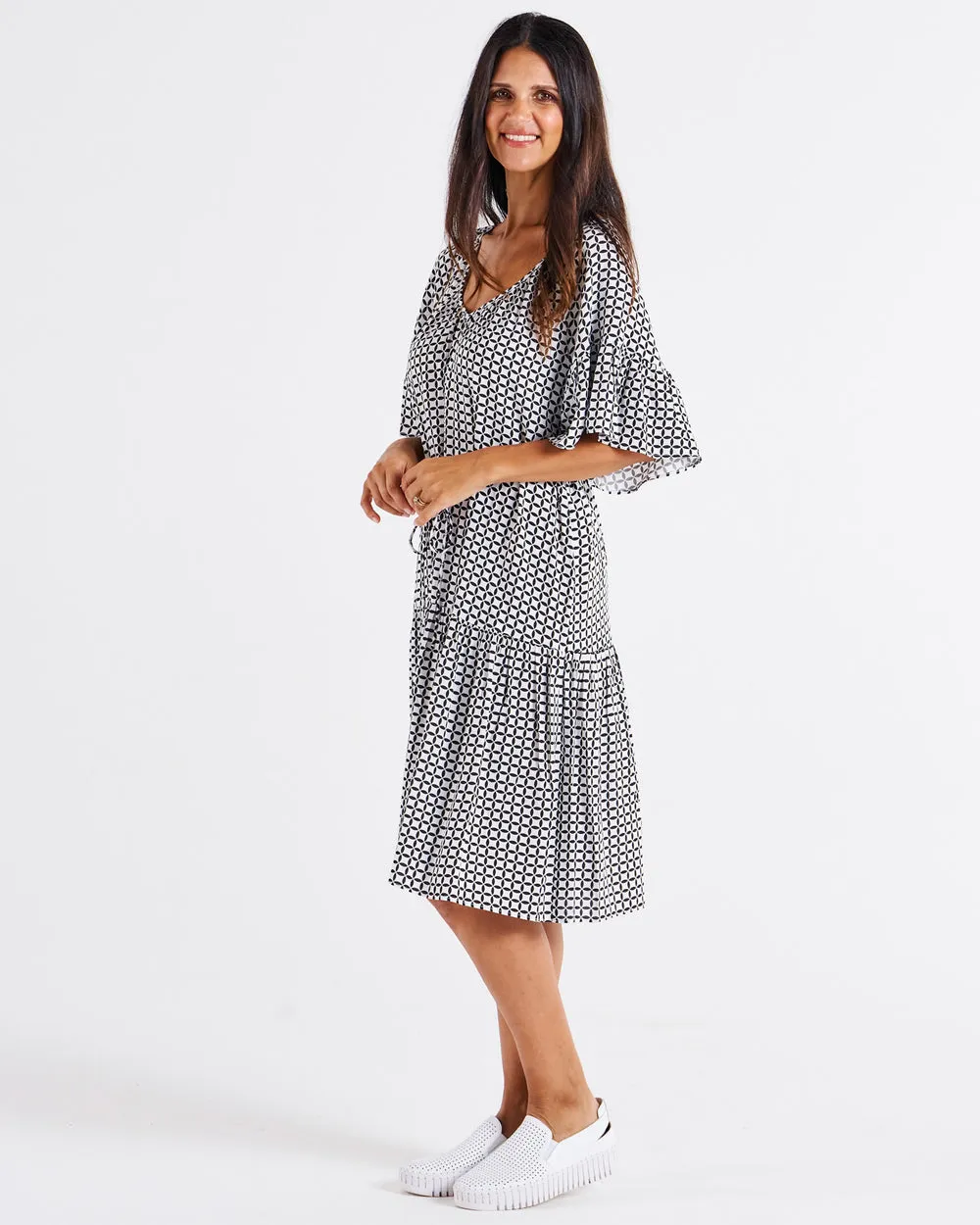 Betty Basics Bella Dress Geo Print