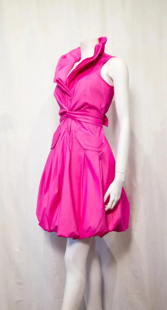 Bubble Dress | Fuchsia