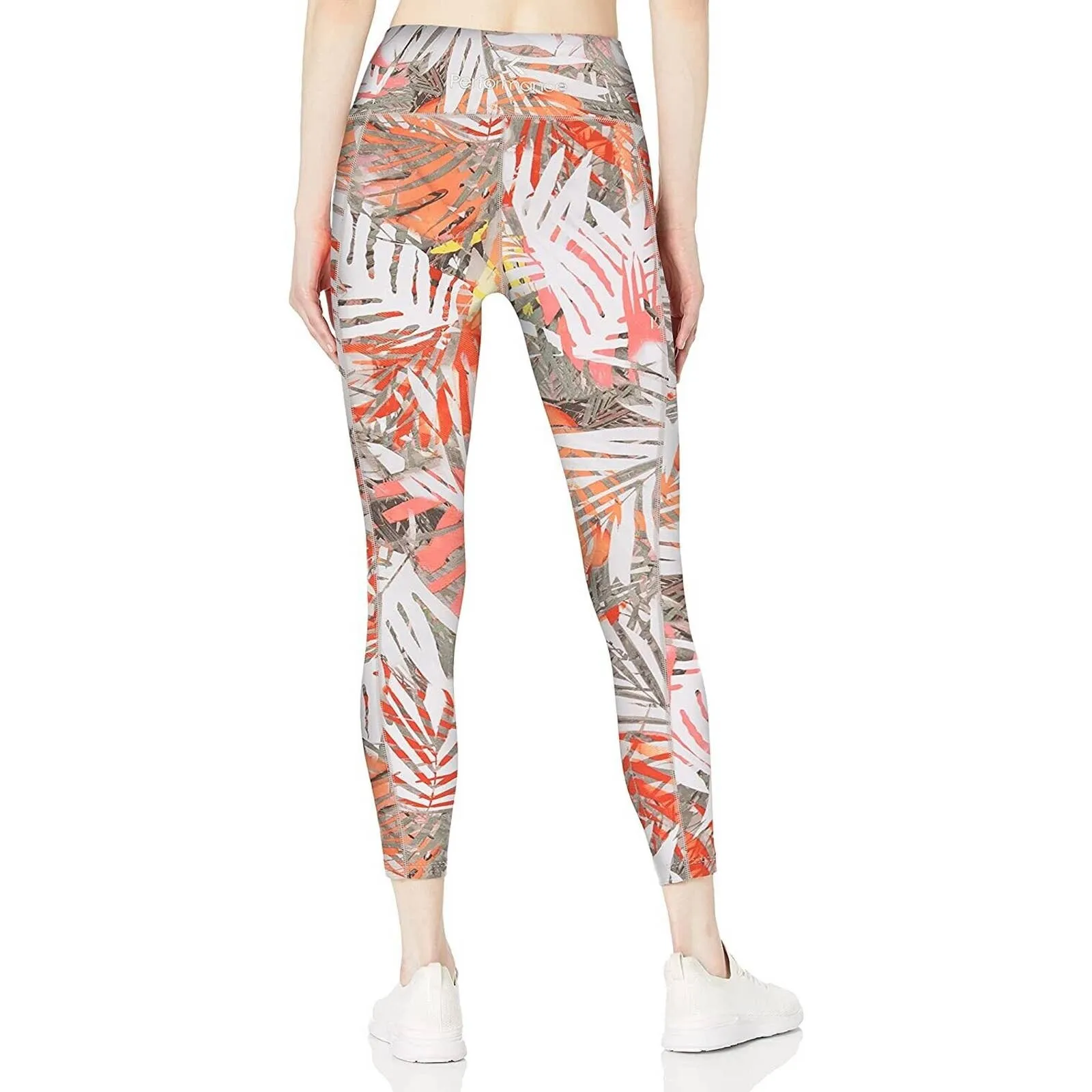 Calvin Klein Printed High-Waist 7/8 Leggings Waikiki, NWT