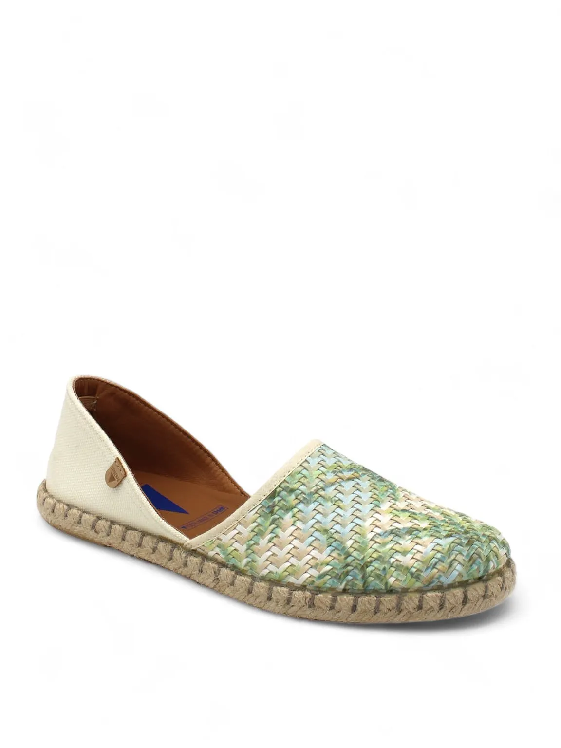 Carmen Botanical Woven Flat Espadrilles