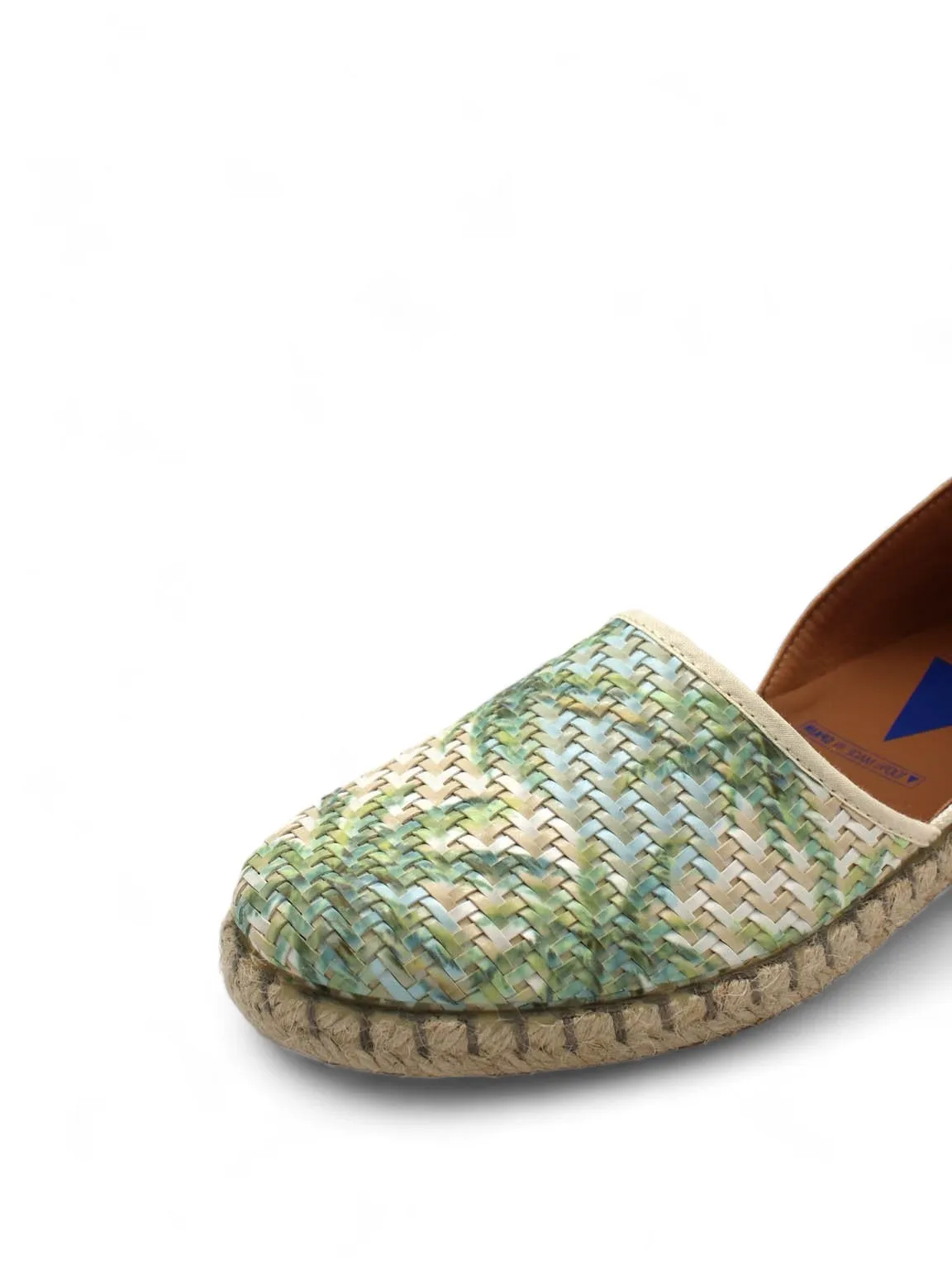 Carmen Botanical Woven Flat Espadrilles