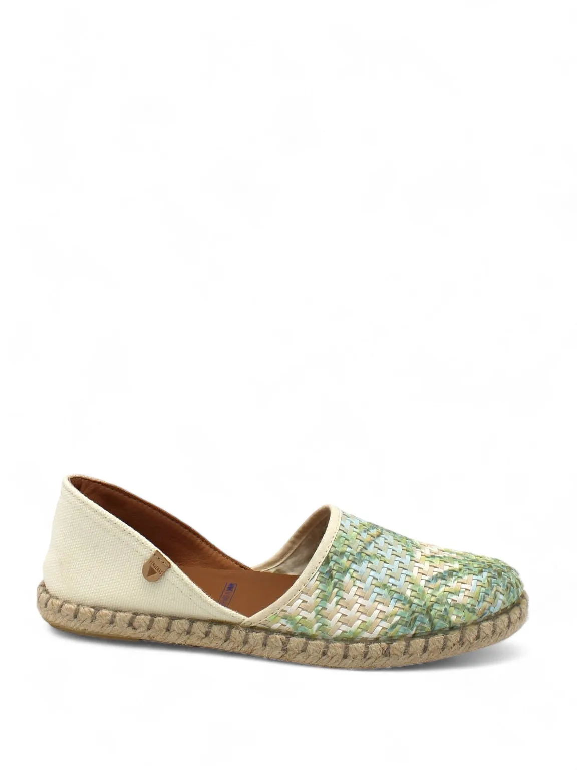 Carmen Botanical Woven Flat Espadrilles