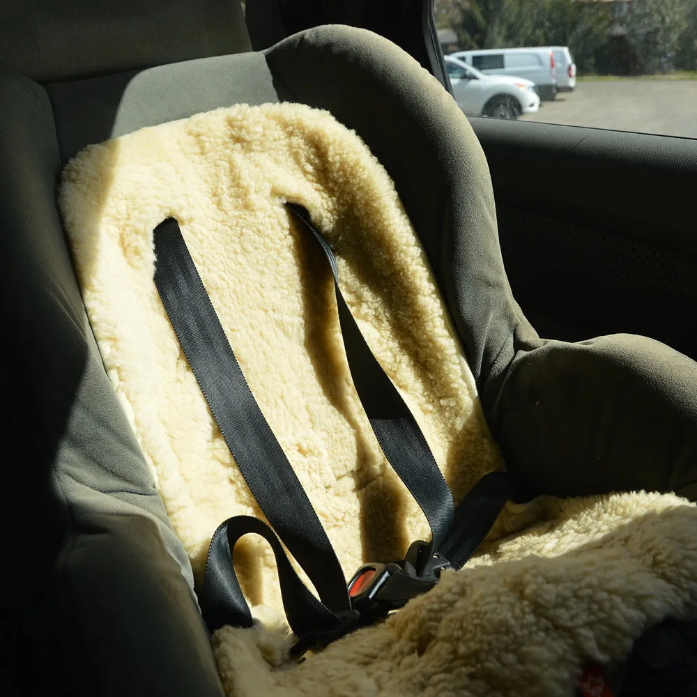 Car/Pram/Stroller/Moses Basket Baby Lambskin Liner