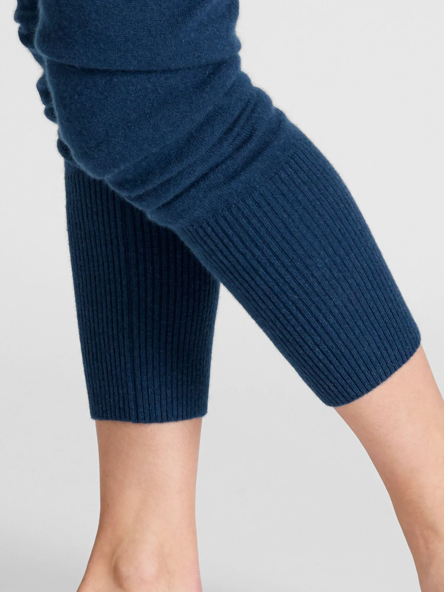 Cashmere "Chill pants" - mountain blue