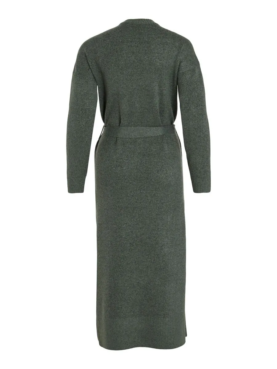 Cilia Long Knit Dress (Laurel Wreath)