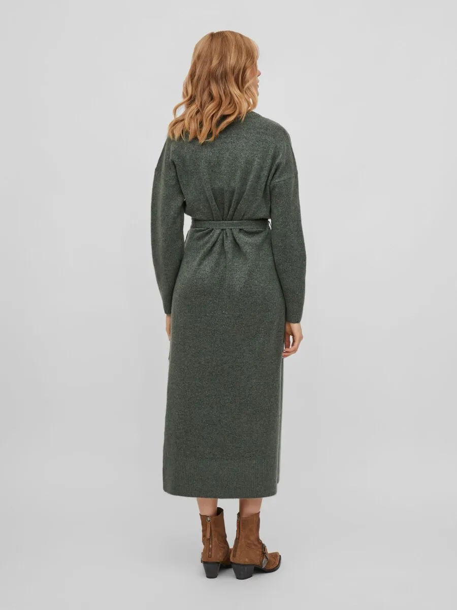 Cilia Long Knit Dress (Laurel Wreath)