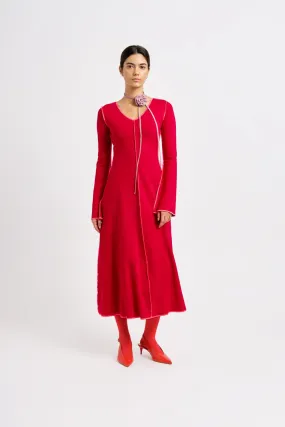 Clara Dress Red