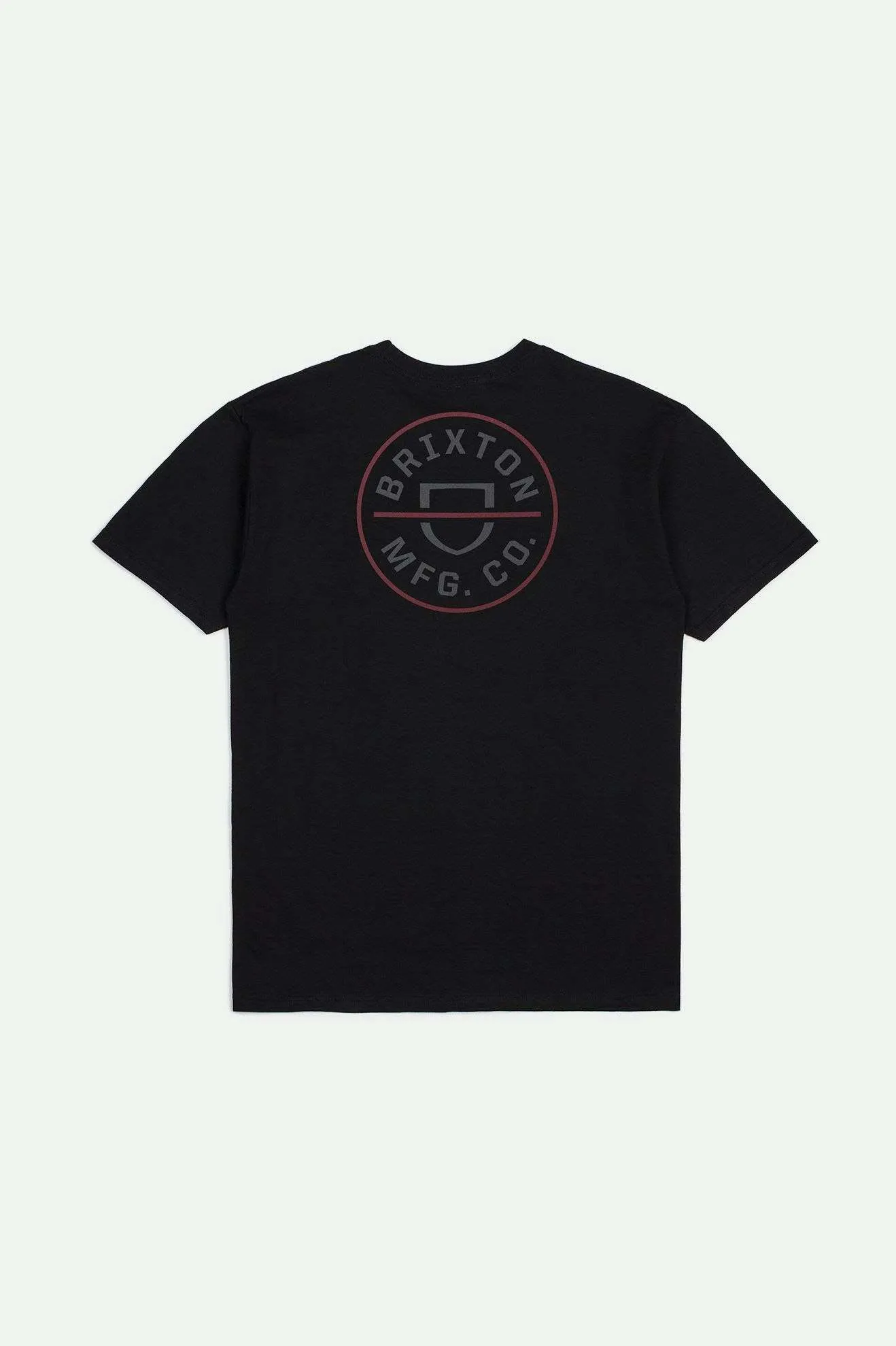 Crest II S/S Standard T-Shirt - Black/Charcoal/Mahogany