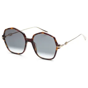 Dior “Link 2” Tortoiseshell Brown & Black Sunglasses w/ Gold Details, NIB!