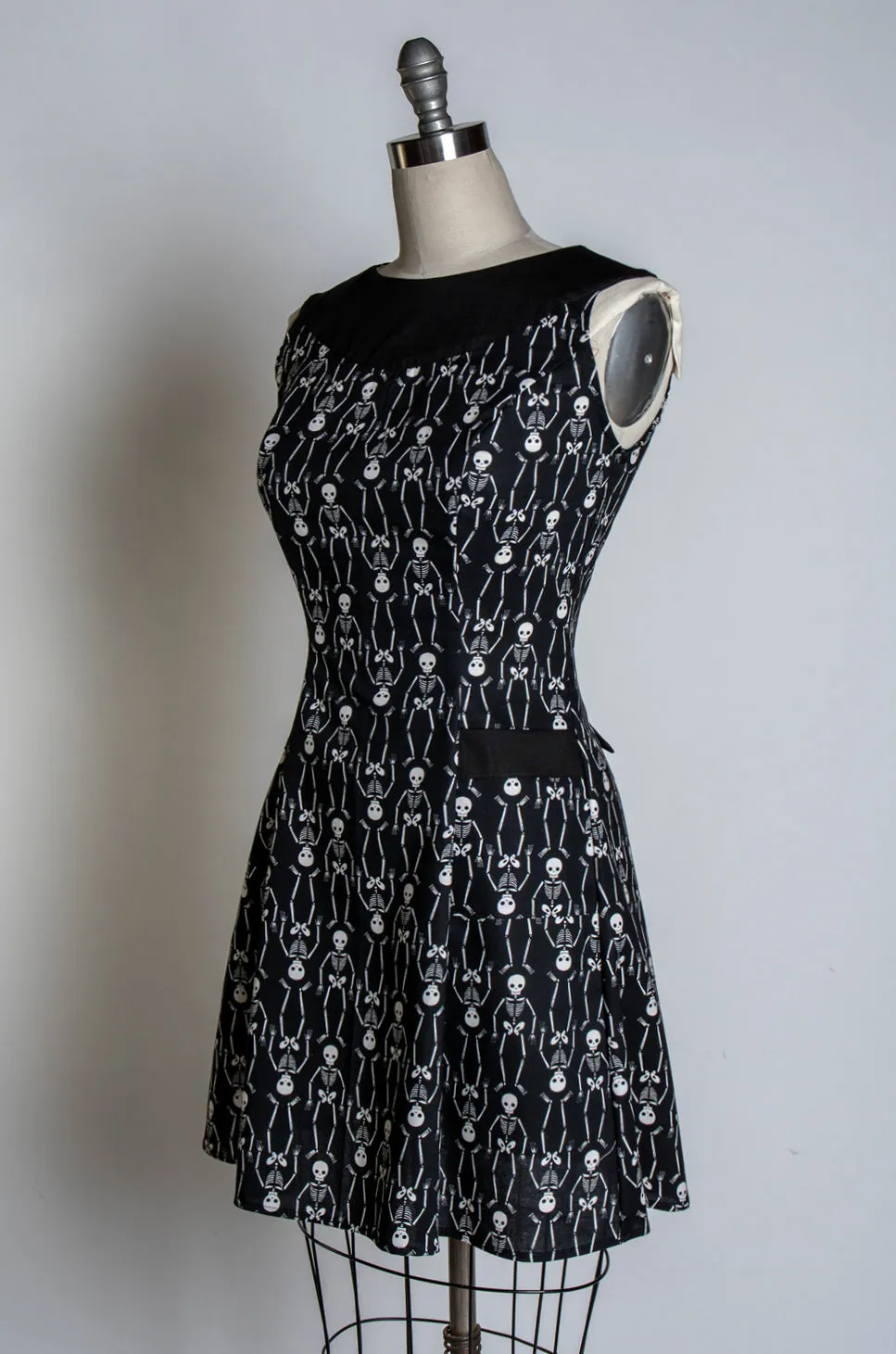 Doreen Dress- Glow-in-the-Dark Skeletons