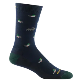 DUCK DUCK MOOSE CREW LIGHTWEIGHT LIFESTYLE SOCK MEN'S