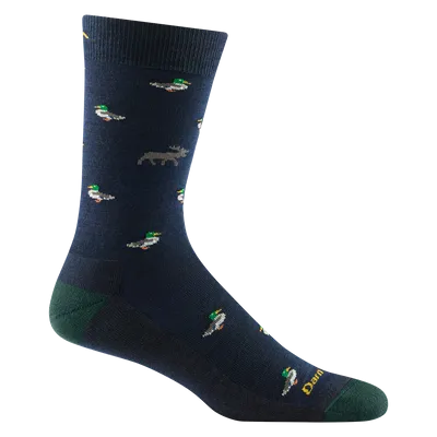 DUCK DUCK MOOSE CREW LIGHTWEIGHT LIFESTYLE SOCK MEN'S