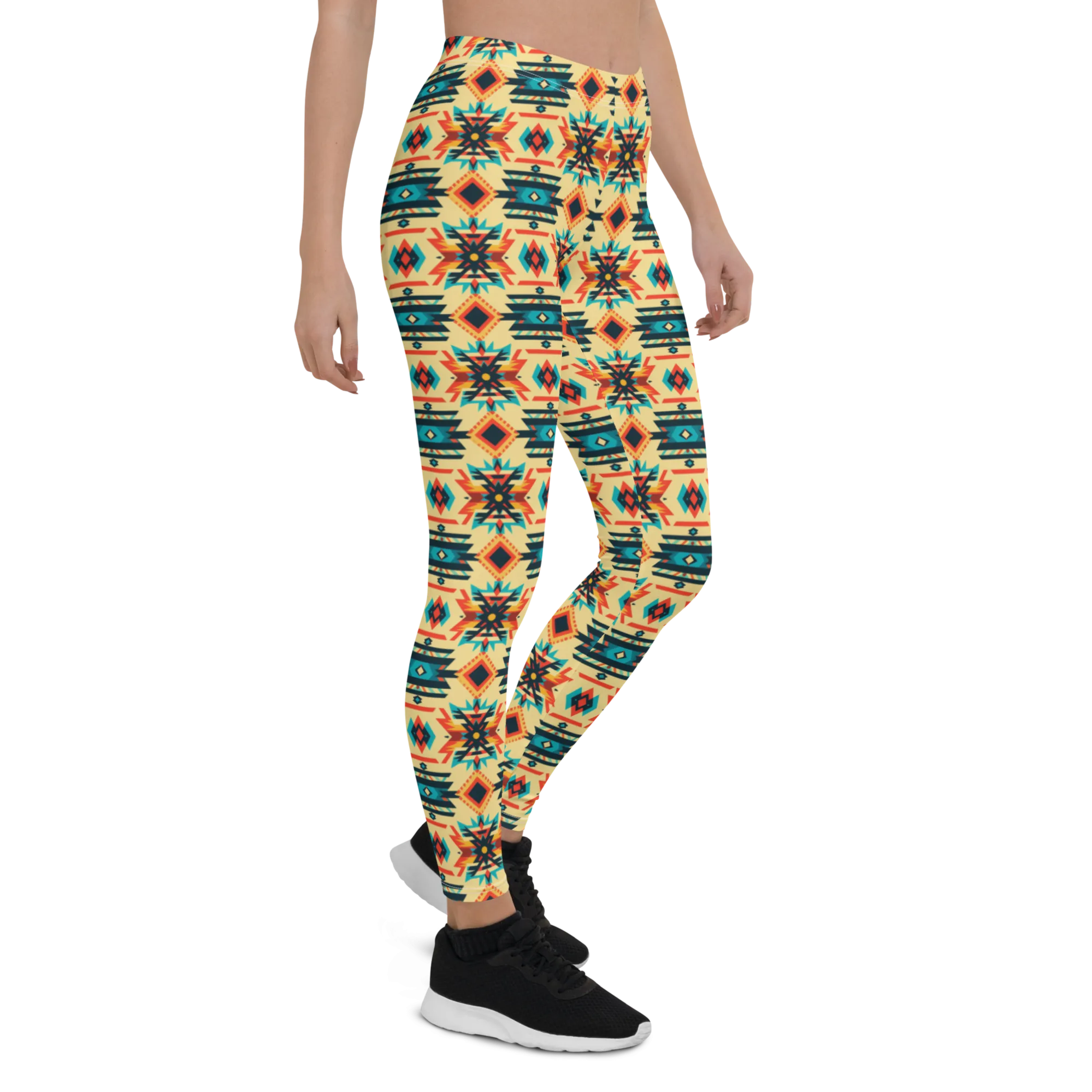 Earth Tribal Pattern Leggings