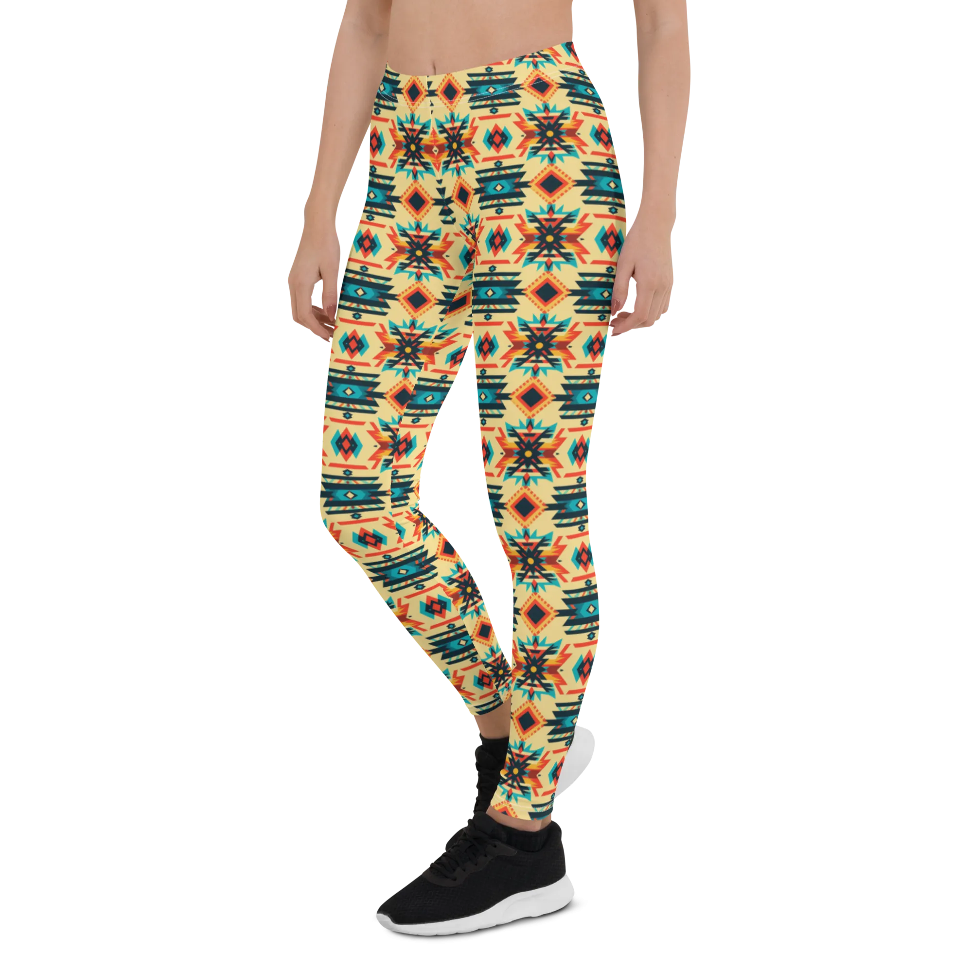 Earth Tribal Pattern Leggings