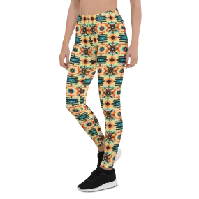 Earth Tribal Pattern Leggings