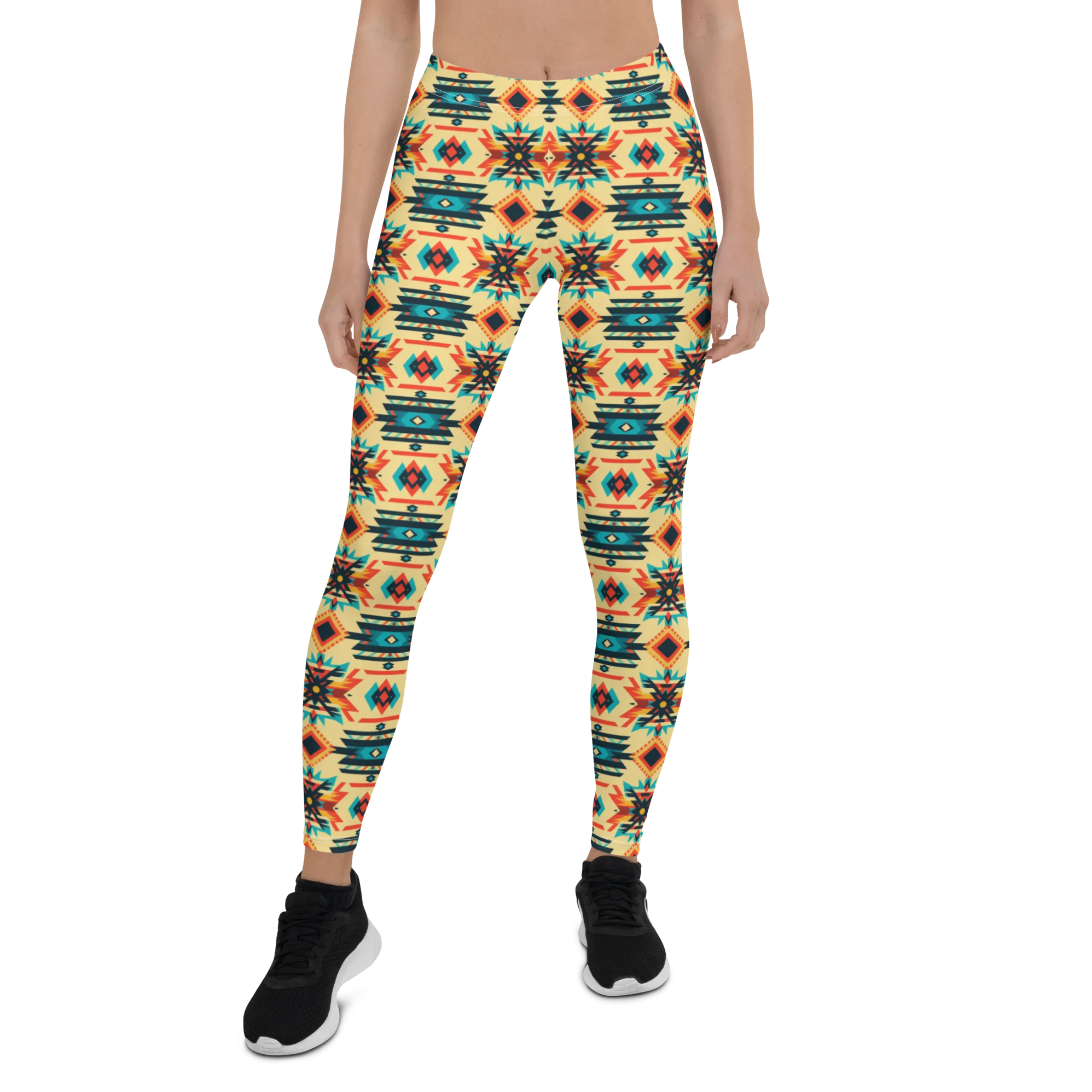 Earth Tribal Pattern Leggings