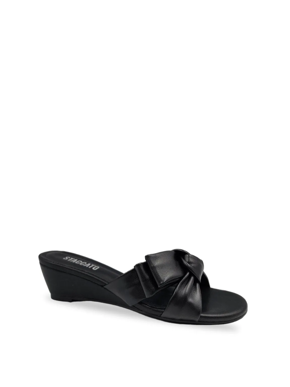 Easi Leather Wedge Sandals