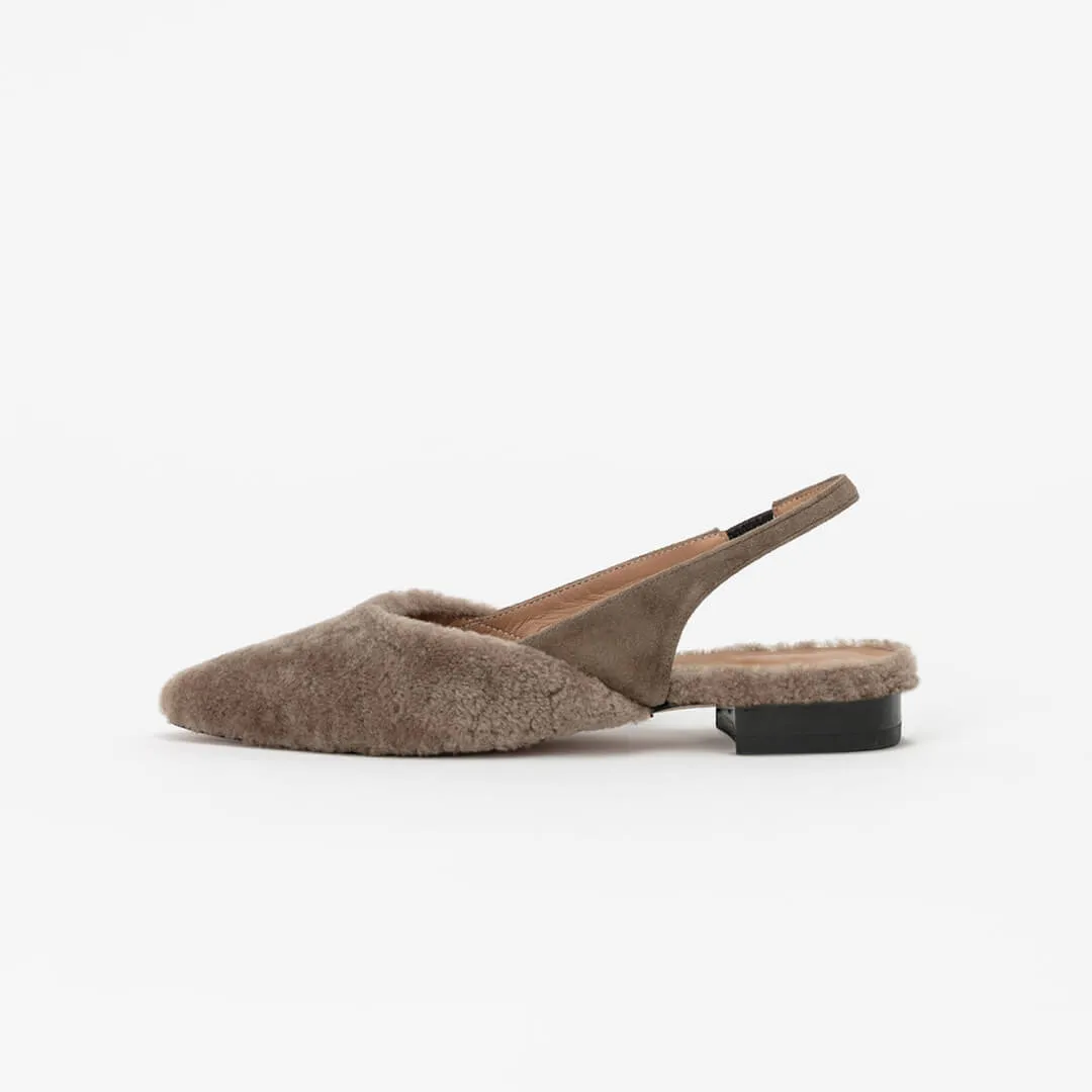 ERICA - soft fur flats