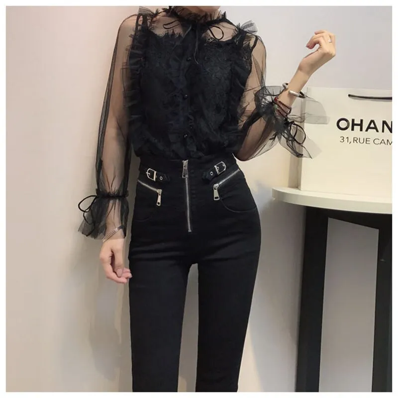 Fall Winter Plus Velvet Black Zipper Pencil Pants Women Casual Skinny Stretch High Waist Trousers Streetwear Slim Leggings Capri