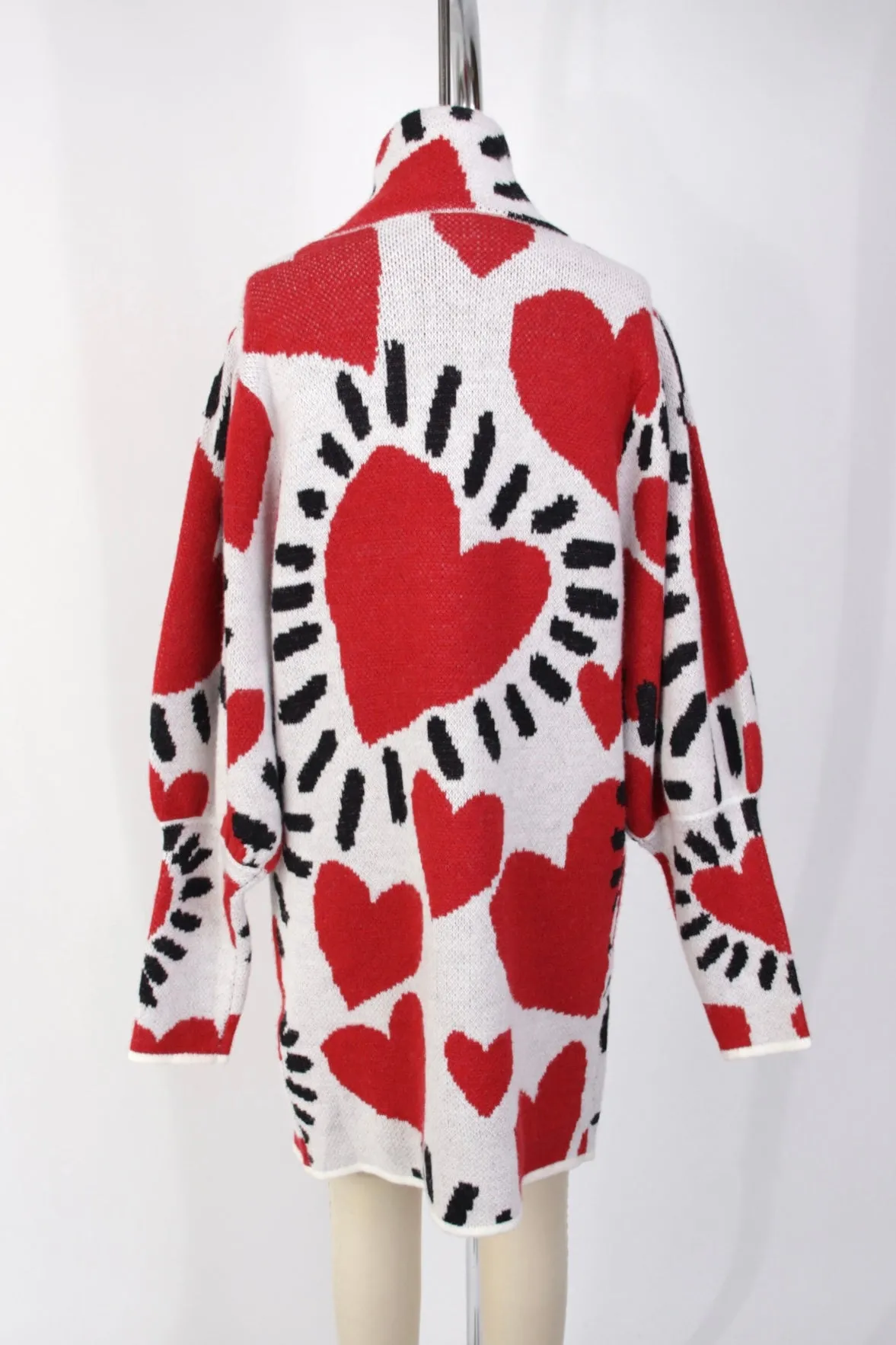 Farm Rio Hearts Sweater Dress