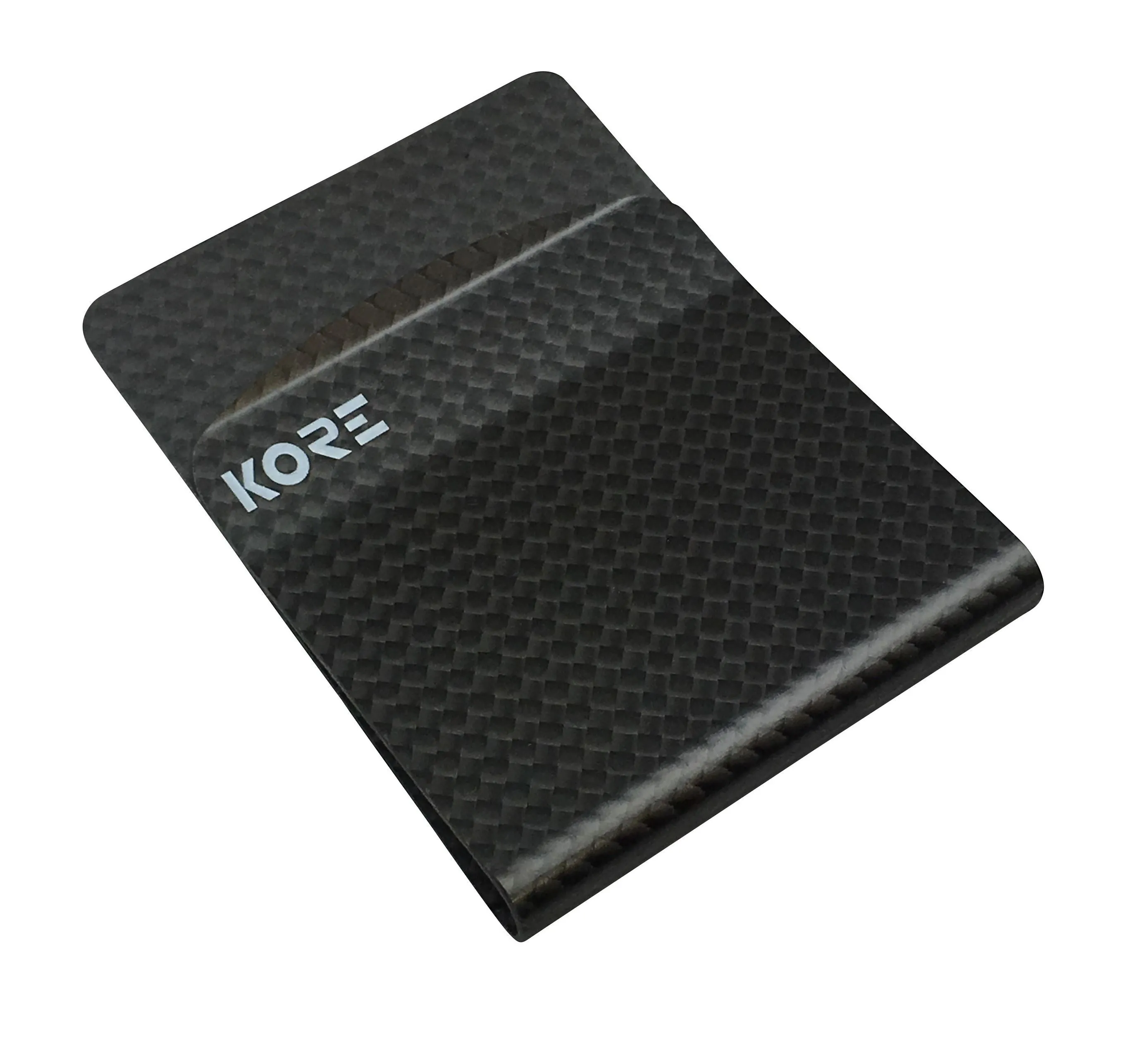 GRAY TACTICAL SLIM WALLET & CARBON FIBER MONEY CLIP