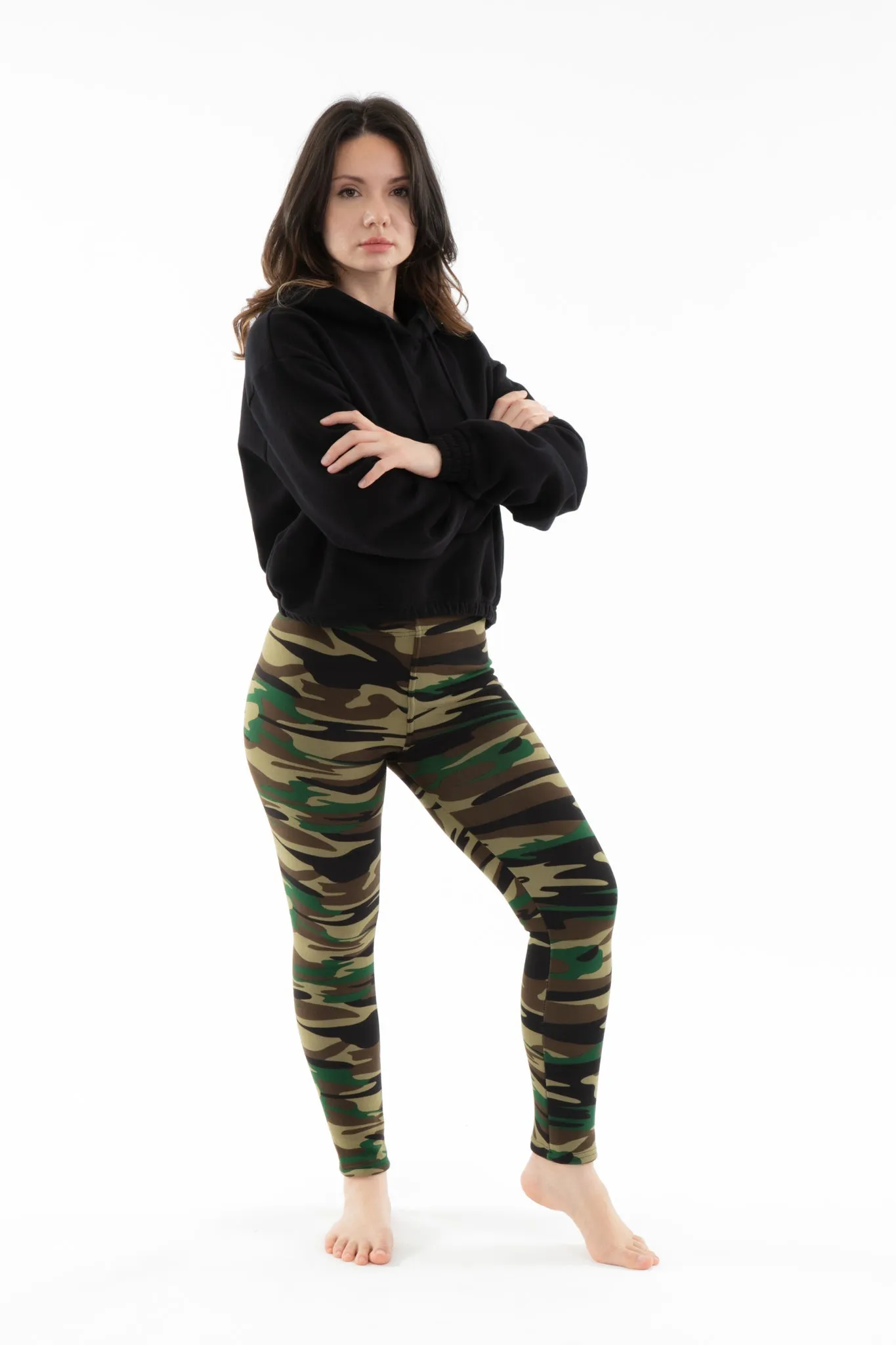 Green Camo - Cozy Lined