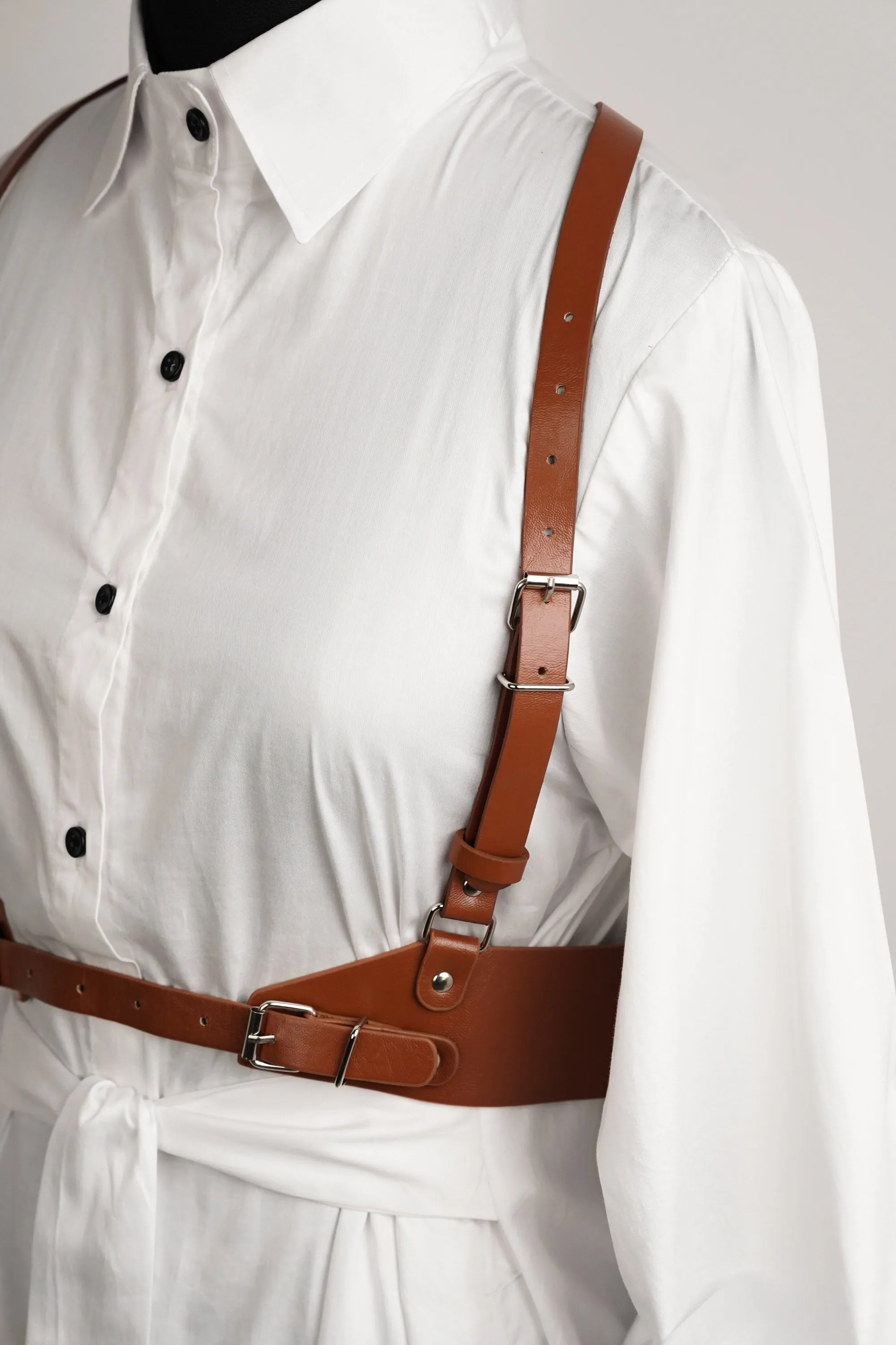 Harness Double Buckle Belt