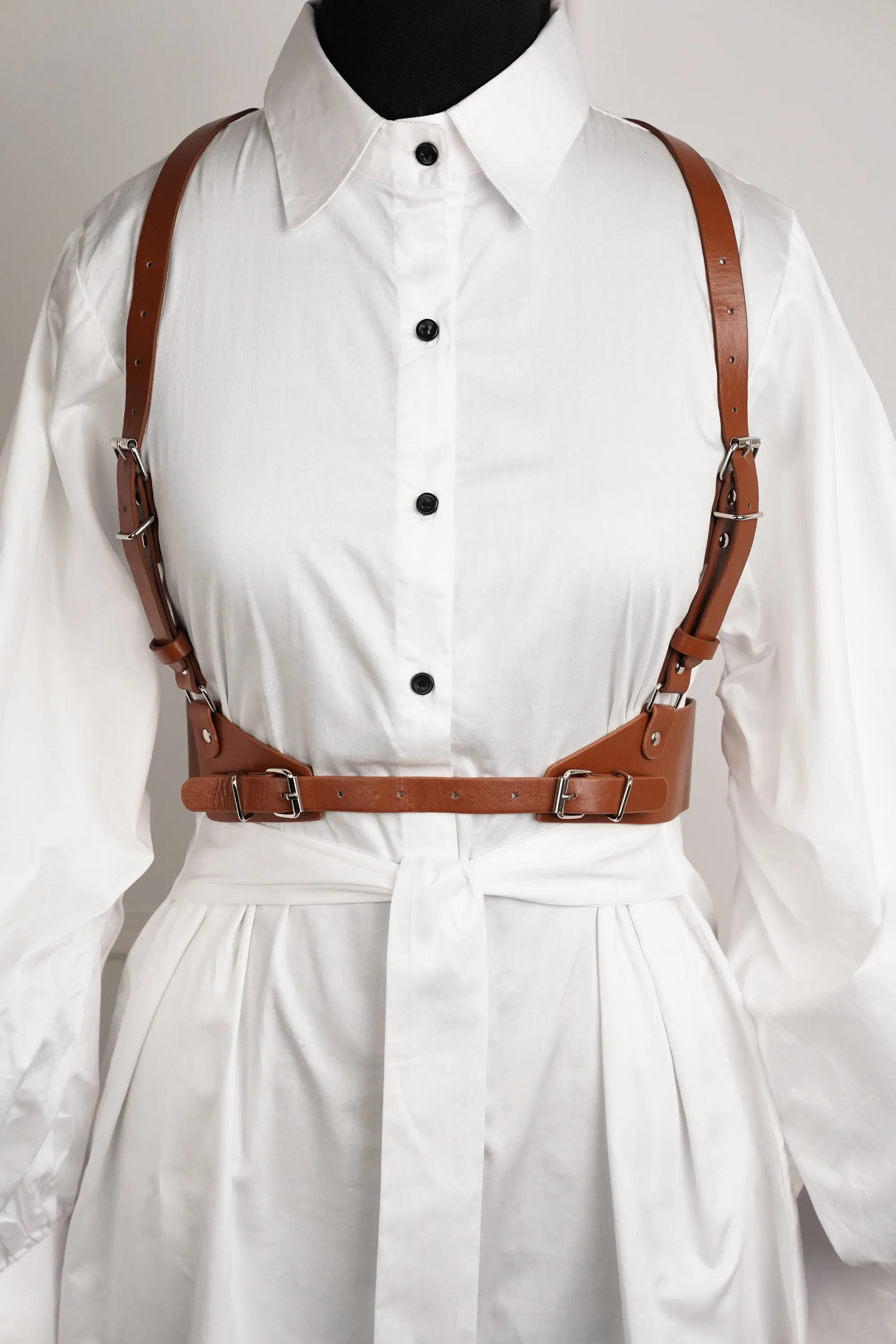 Harness Double Buckle Belt