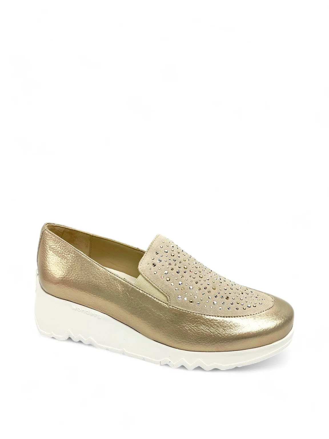 Heartfly Rhinestone Slip-on Sneakers