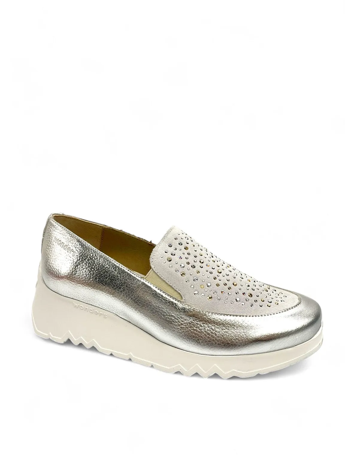 Heartfly Rhinestone Slip-on Sneakers