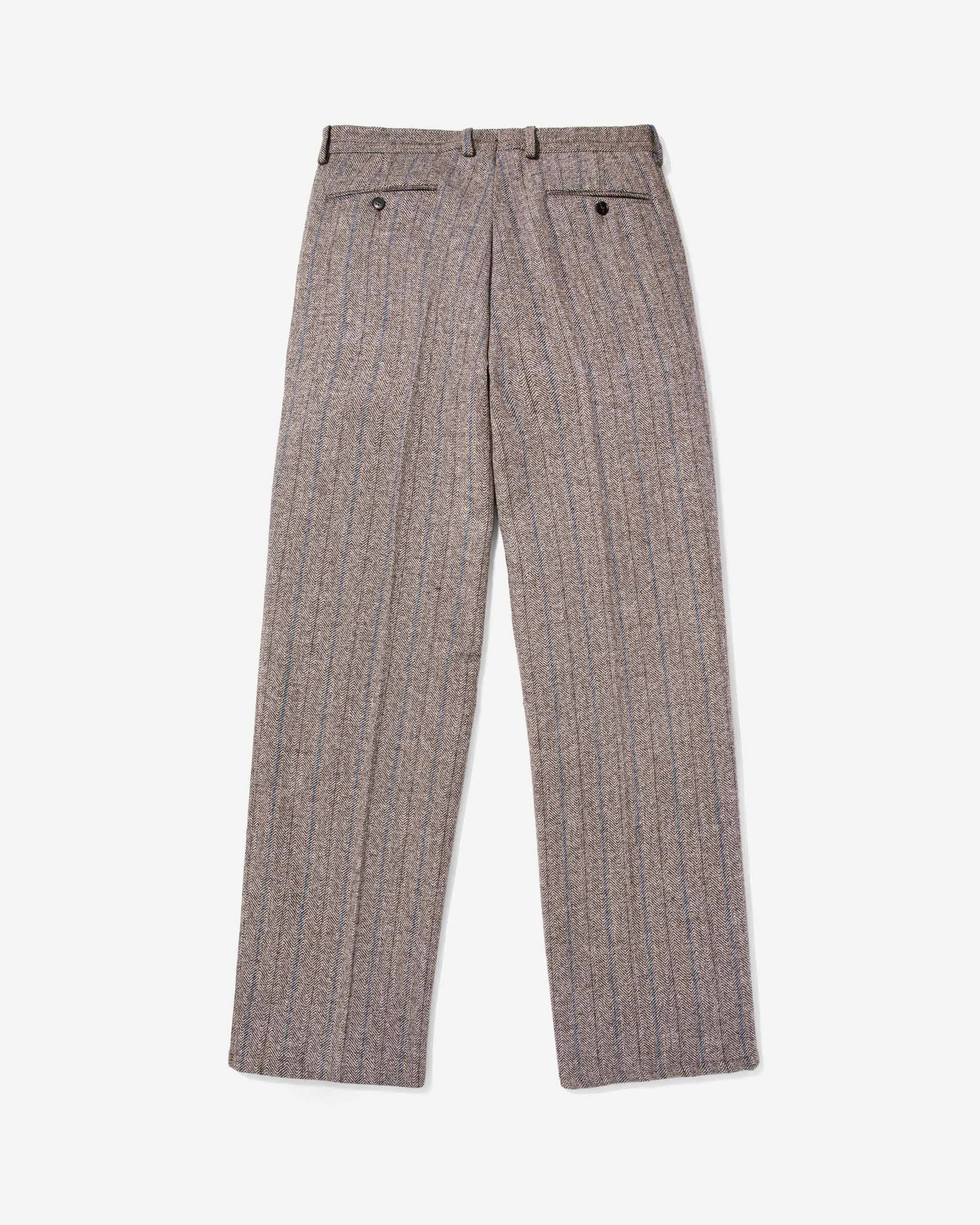 Herringbone Single-Pleat Suit Pant