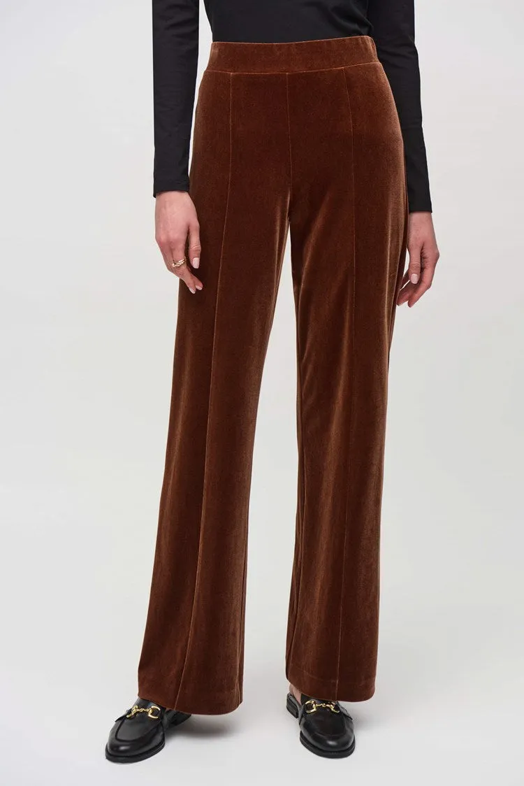 Joseph Ribkoff Velvet Wide Leg Pants