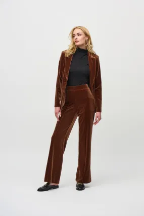 Joseph Ribkoff Velvet Wide Leg Pants