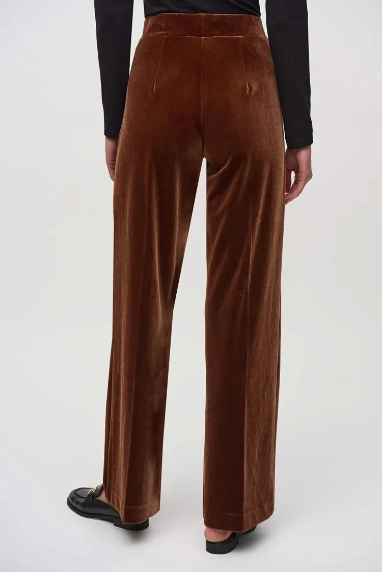 Joseph Ribkoff Velvet Wide Leg Pants