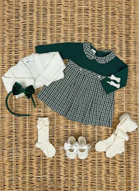 Knitted Little Check Dress