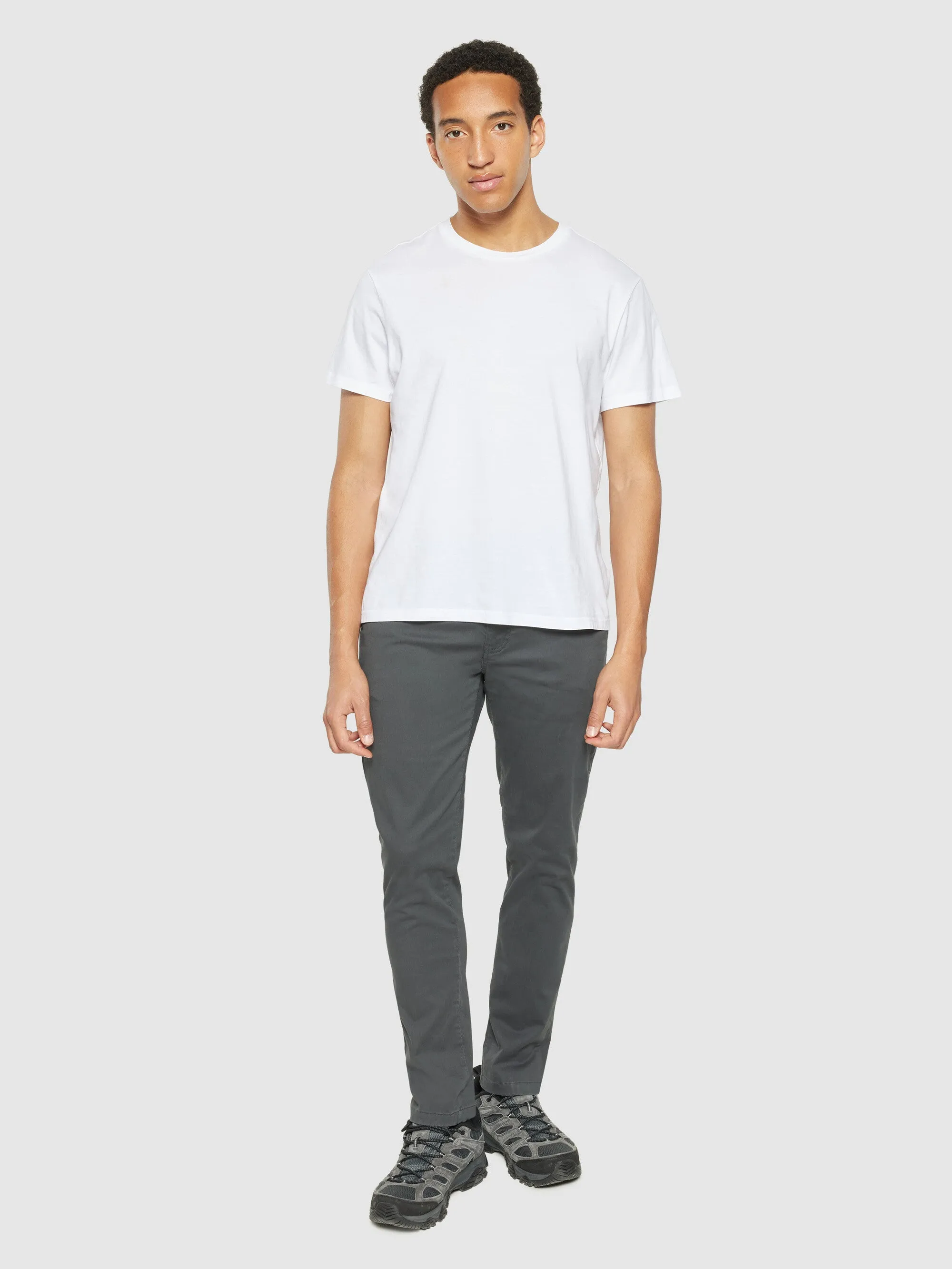 LUCA slim twill chino pants - Phantom