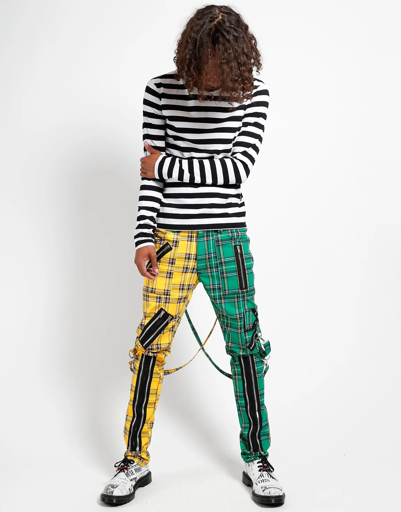 MADNESS PANT YELLOW/GREEN PLAID