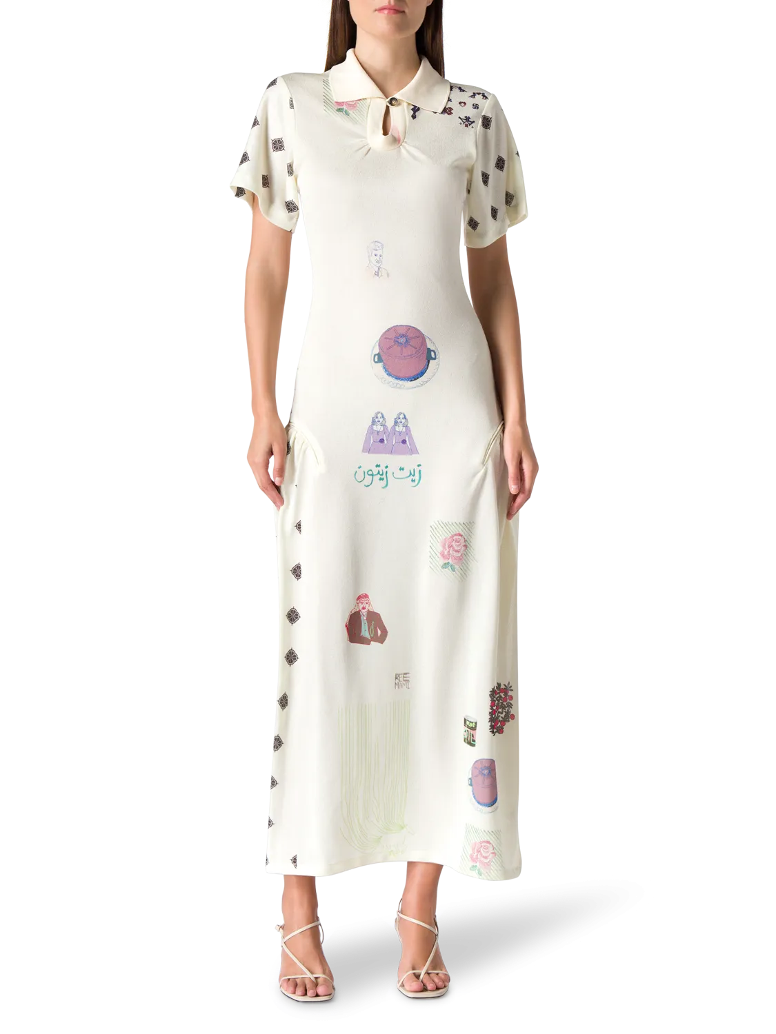 MAQLOUBA KNITTED DRESS