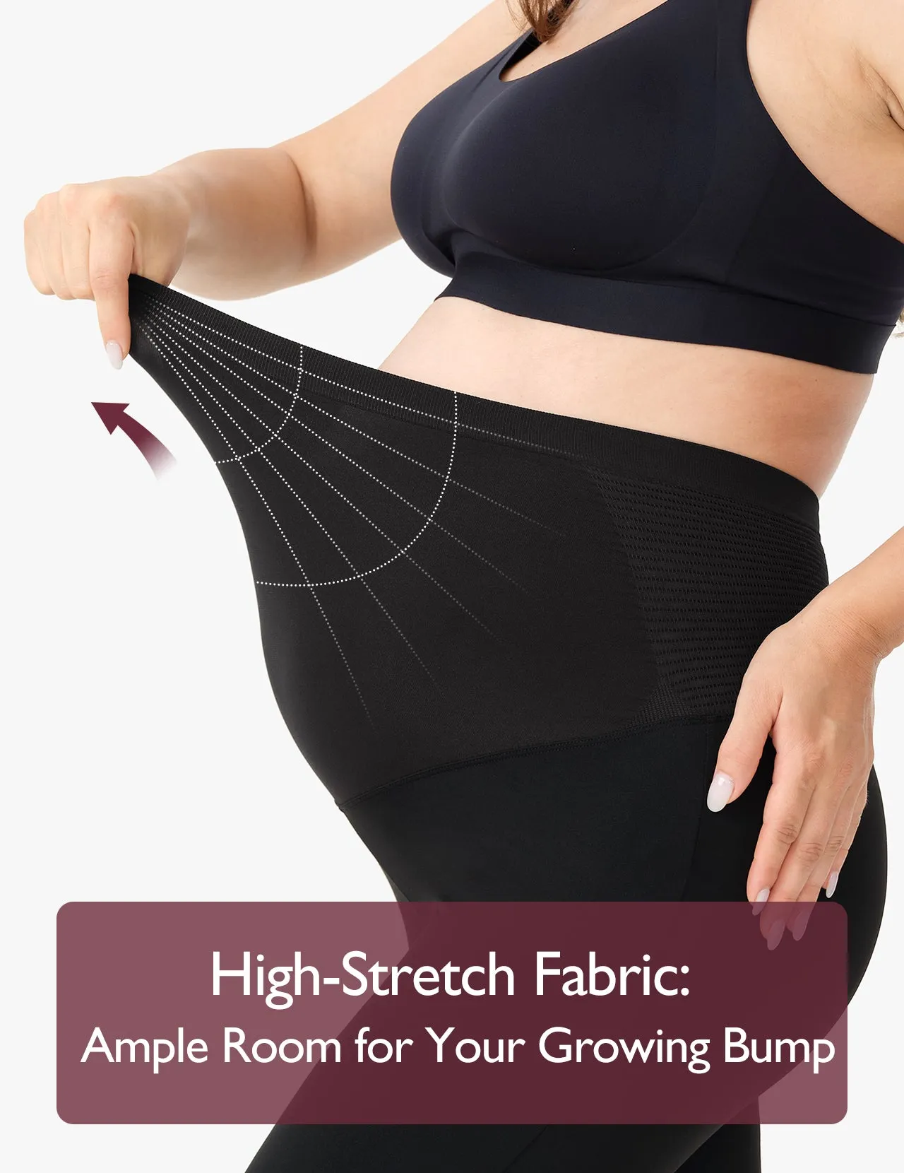 Maternity Workout Flare Leggings