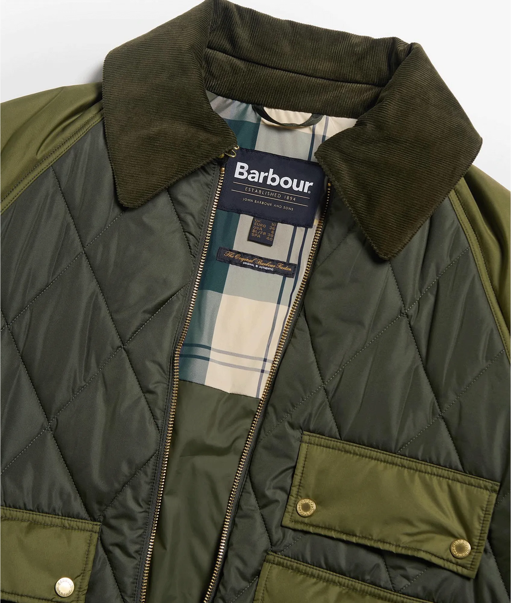 Milby Quilted Jacket - Green