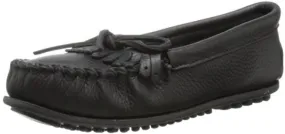 Minnetonka Women's Deerskin Kilty Moccasin