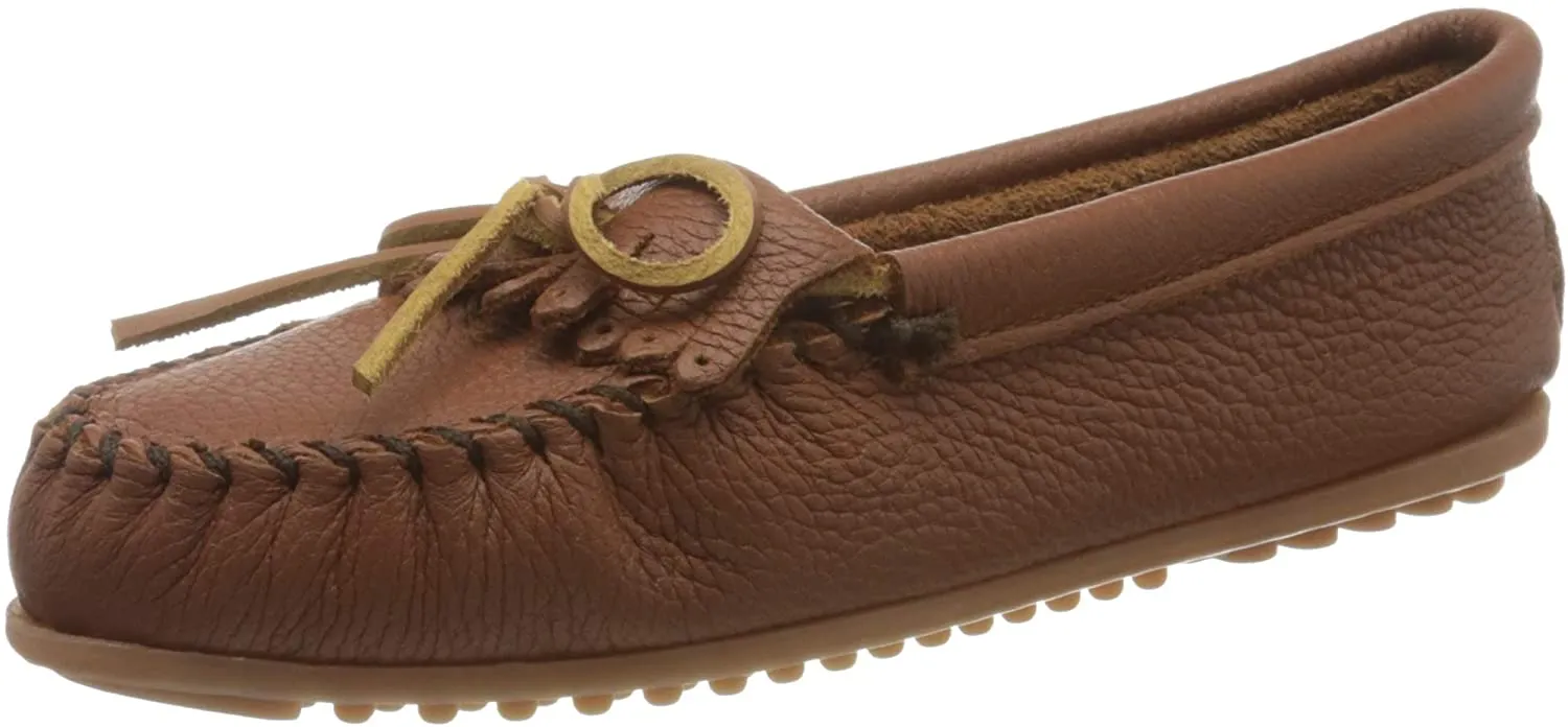 Minnetonka Women's Deerskin Kilty Moccasin